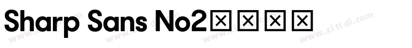 Sharp Sans No2字体转换
